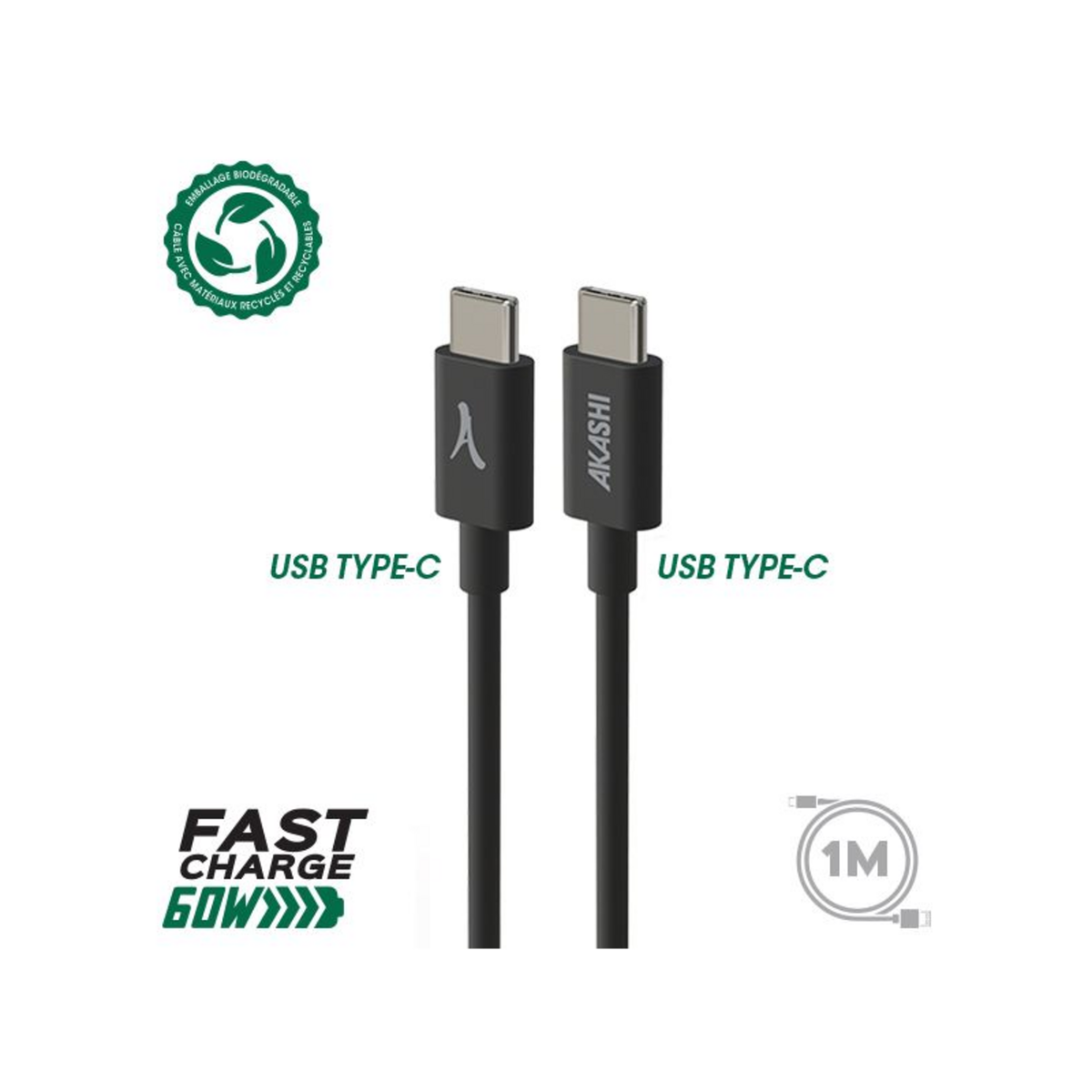 Akashi Connectique data AKASHI ALTECOTCBLK