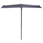 Voir la diapositive 1 : MADISON Madison Parasol de balcon Sun Wave 270x150 cm Bleu saphir