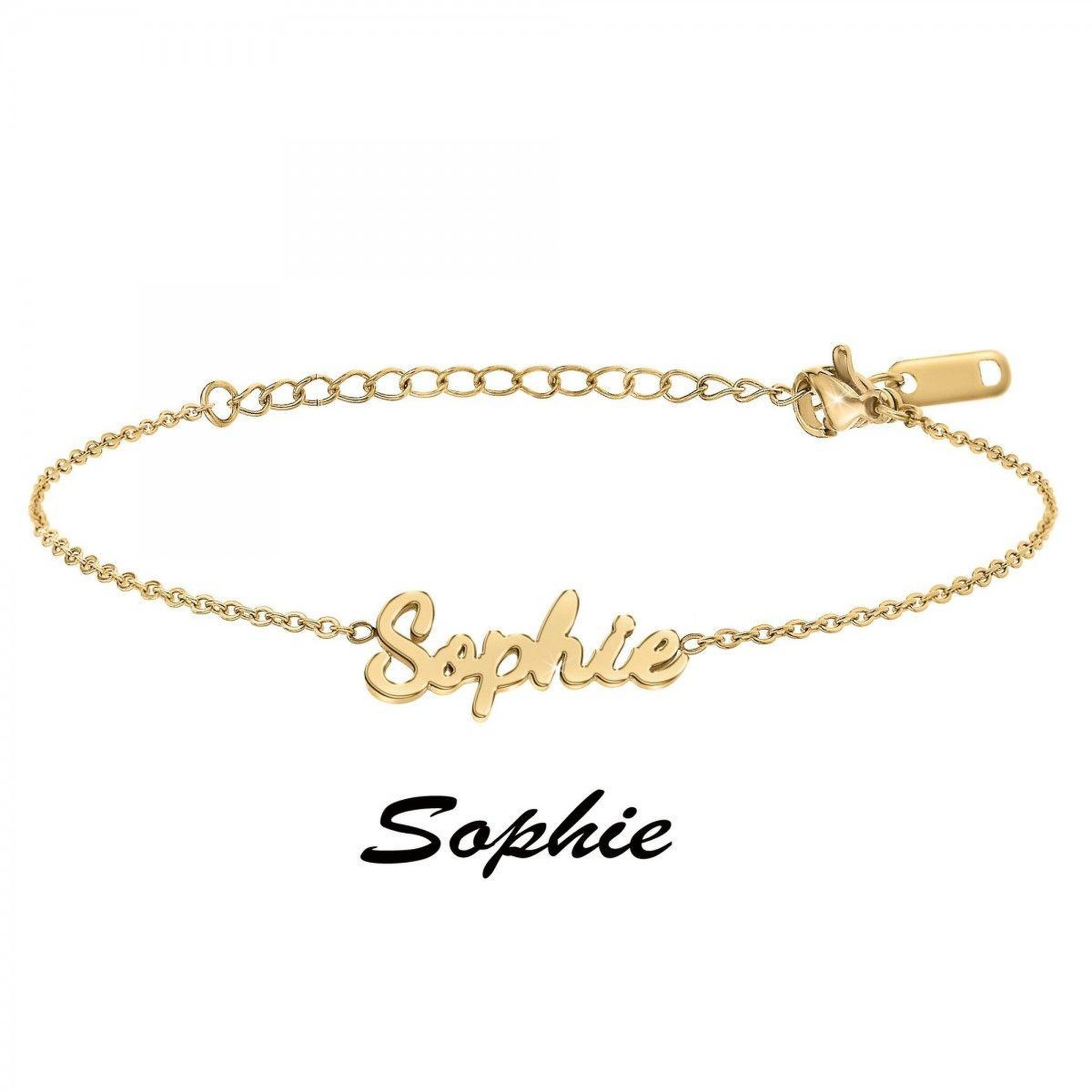 Voir la diapositive 3 : SC CRYSTAL Sophie - Bracelet prénom
