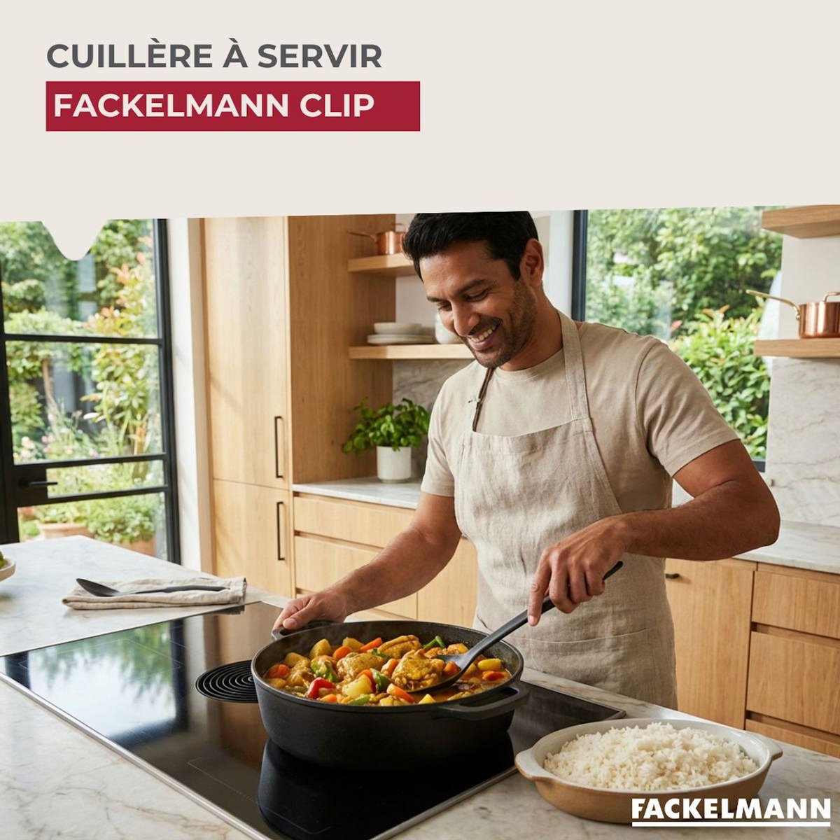 Fackelmann Cuillère à servir 32,5 cm Fackelmann CLIP