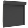 Voir la diapositive 2 : VIDAXL Volet roulant aluminium 100x100 cm anthracite