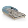 Voir la diapositive 3 : Lit enfant 70x140 cm bleu LINIA 