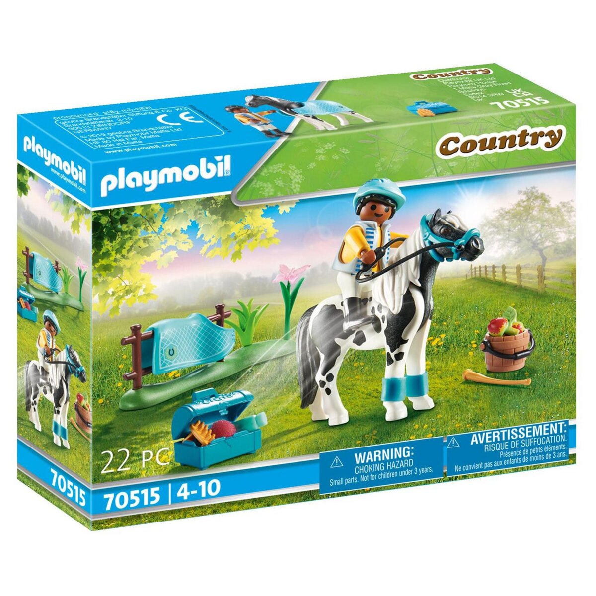PLAYMOBIL 70515 - Country Cavalier et son poney LEWITZER