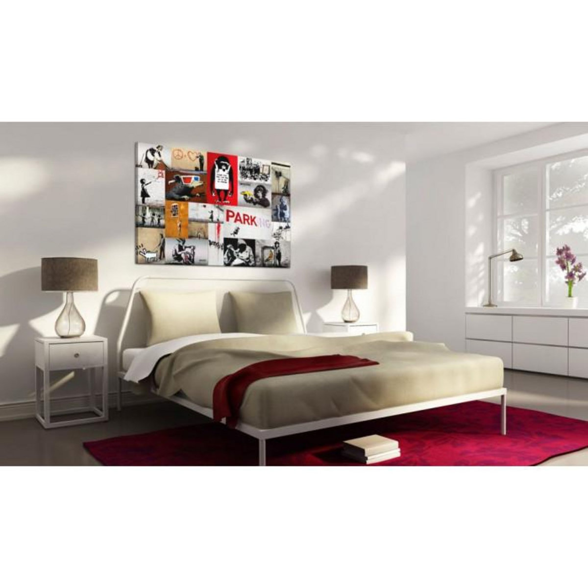 Paris Prix Tableau Imprimé  Banksy - Collage