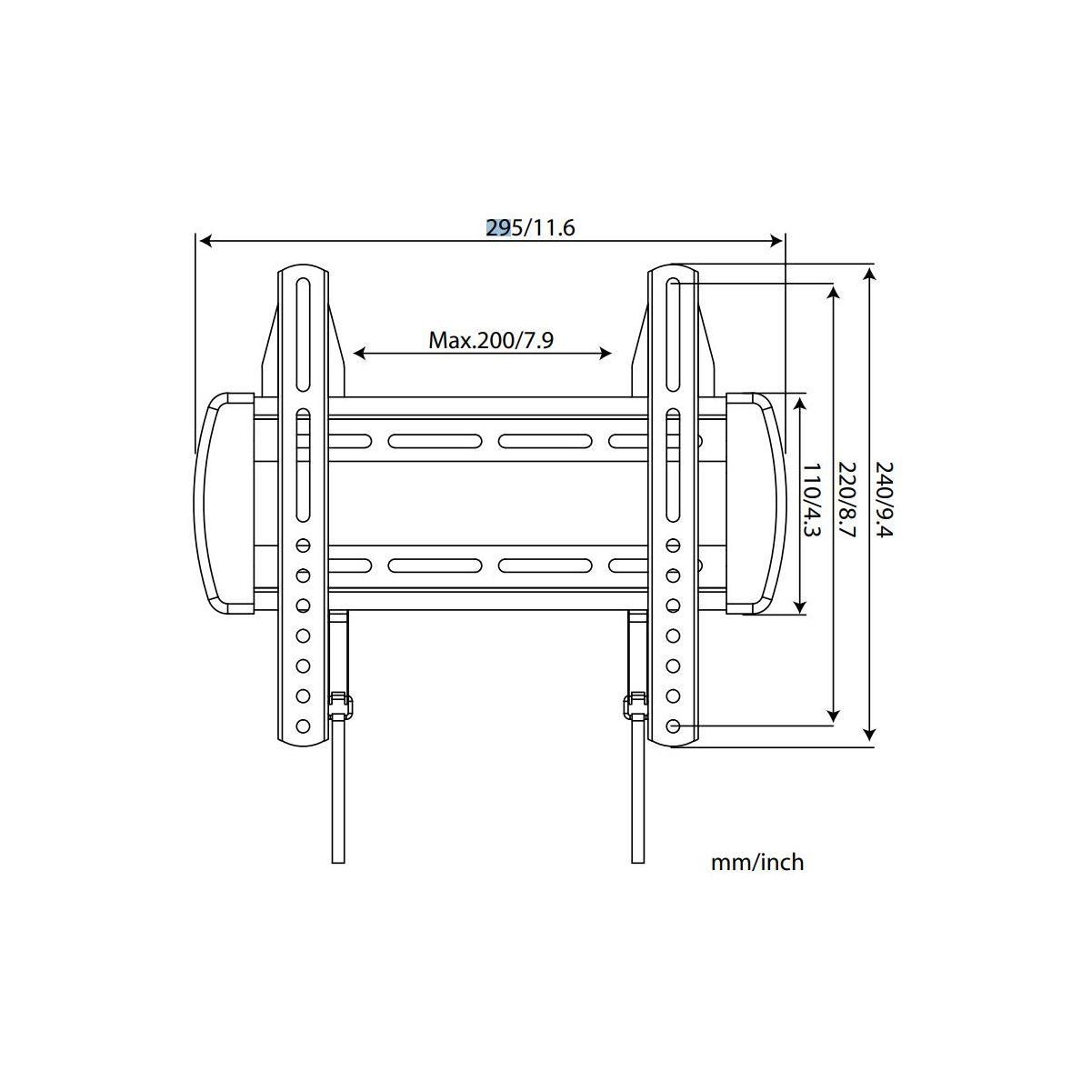 Listo Support mural TV Fixe TV 13-32''
