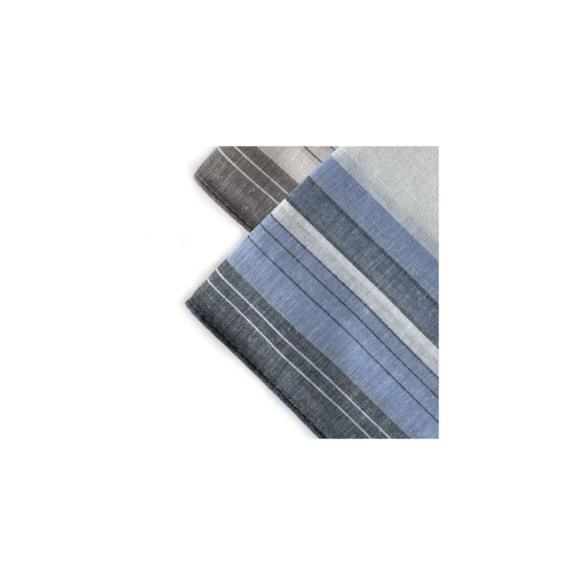 VANDERSICKEL Lot de 12 mouchoirs Homme MAURICE 40x40cm 100% coton