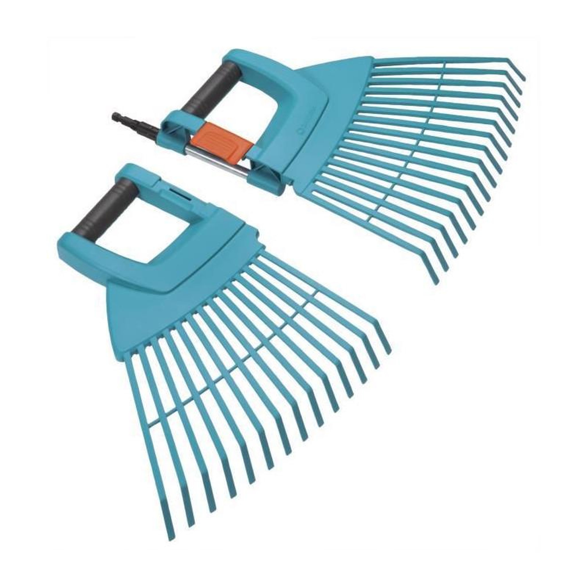 Voir la diapositive 3 : Gardena GARDENA Balai a gazon 2 en 1 XXL 77cm Combisystem - Plastique renforce - 32 dents - Ratissage herbe - Garantie 25 ans 3107-20