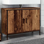 VIDAXL Armoire lavabo vieux bois 80x30x60 cm bois d'ingenierie