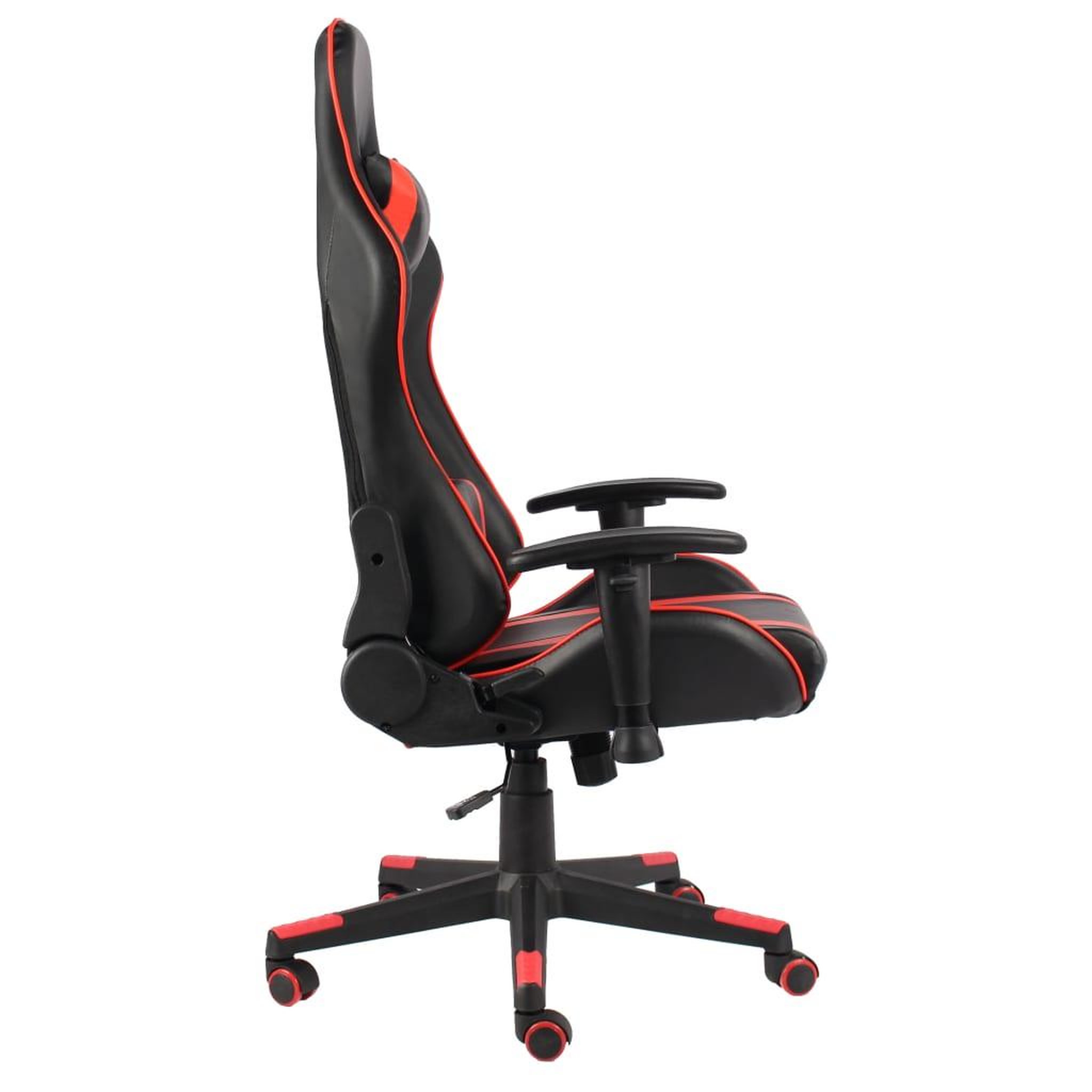 Voir la diapositive 3 : VIDAXL Chaise de jeu pivotante Rouge PVC