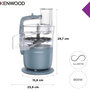 Voir la diapositive 5 : KENWOOD Robot multifonction MULTIPRO GO FDP23.140GY