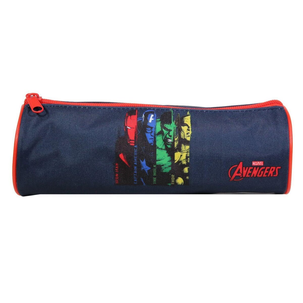 Bagtrotter BAGTROTTER Trousse scolaire ronde Avengers Bleue