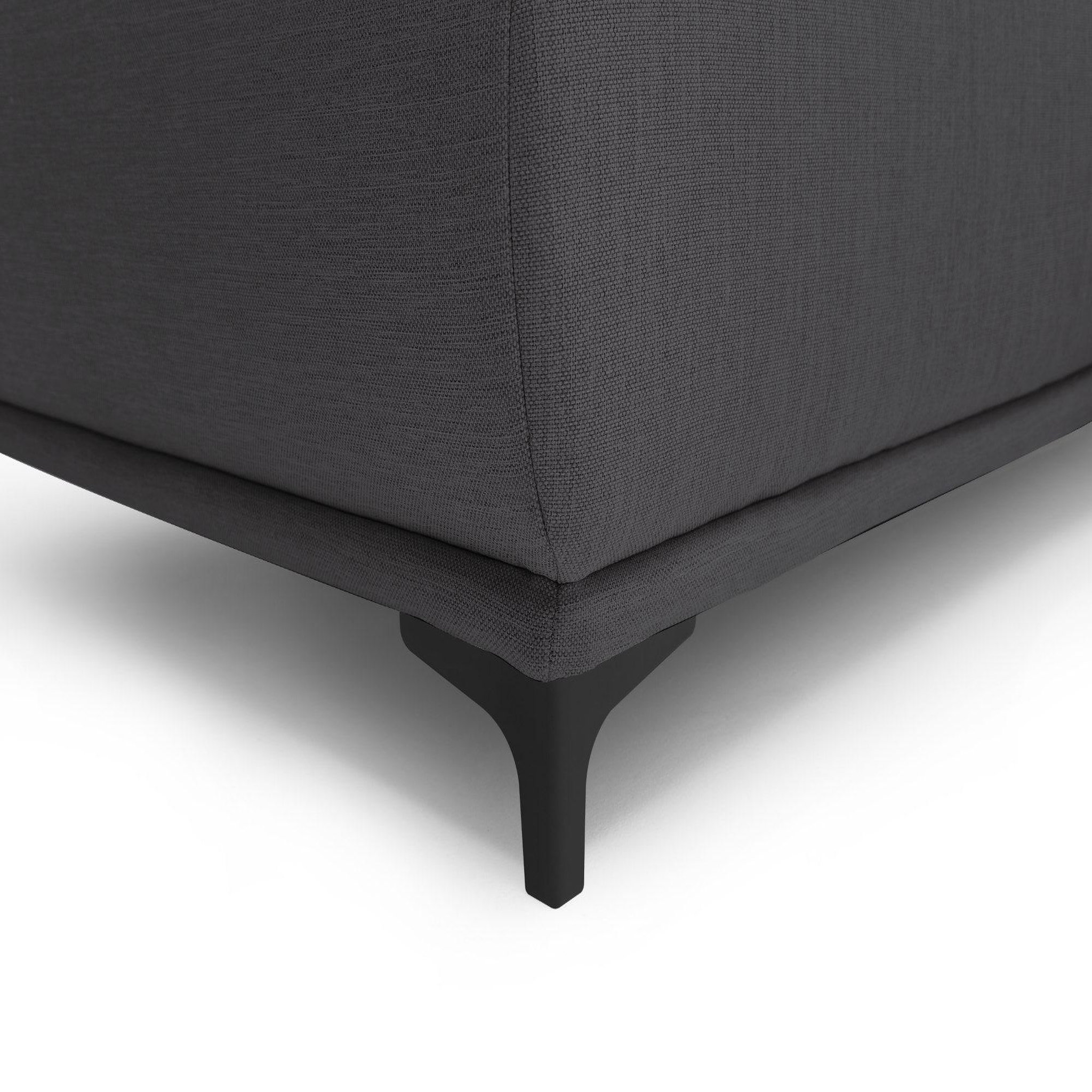 Voir la diapositive 5 : LISA DESIGN Arya - canapé d'angle convertible - avec coffre - 5 places - style contemporain - gauche