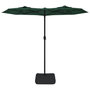 Voir la diapositive 4 : VIDAXL Parasol de jardin a double tete avec LED vert 316x240 cm