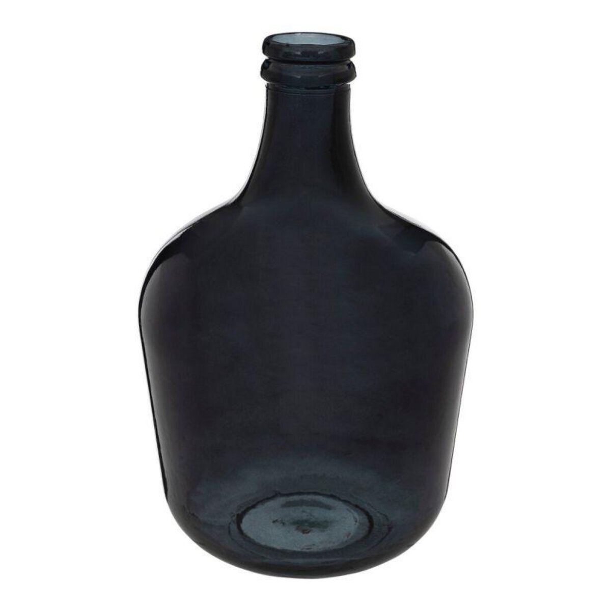 Vase Design en Verre  Dame Jeanne  42cm Noir