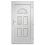 Voir la diapositive 5 : VIDAXL Porte d'entree blanc 110x210 cm PVC