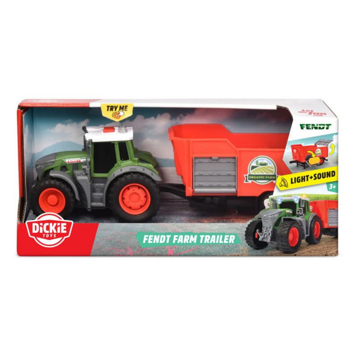Dickie Dickie Fendt Tractor with Trailer 203734001