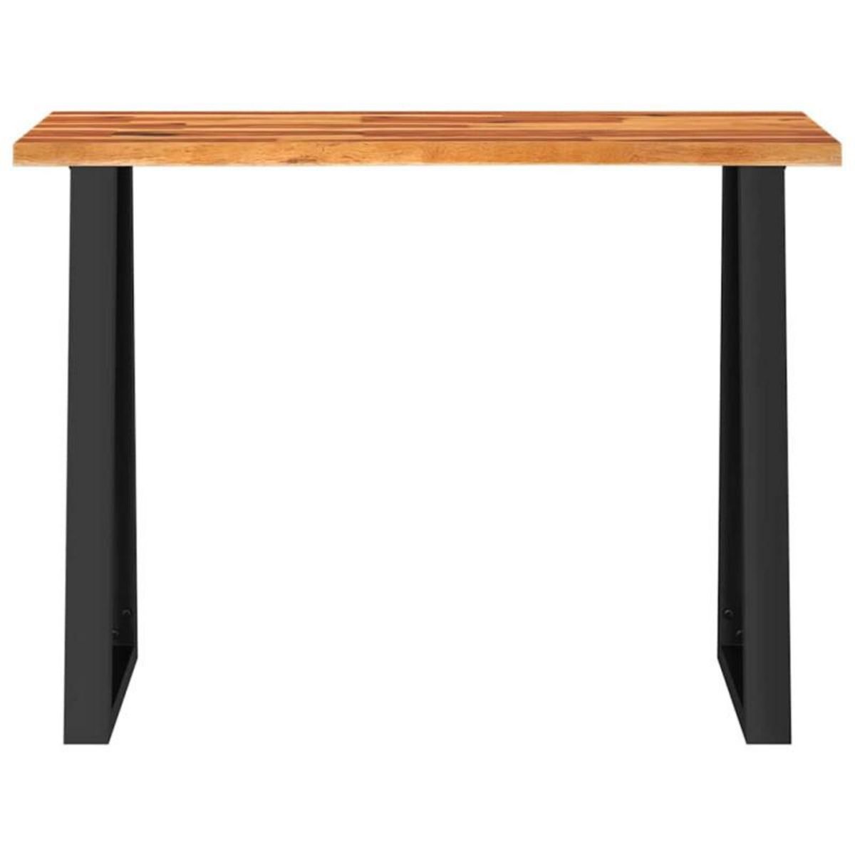 VIDAXL Table console à live edge 110x35x80 cm bois d acacia solide