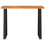 Voir la diapositive 4 : VIDAXL Table console à live edge 110x35x80 cm bois d acacia solide
