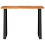 Voir la diapositive 4 : VIDAXL Table console à live edge 110x35x80 cm bois d acacia solide