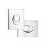 Voir la diapositive 2 : Grohe Plaque de commande pour bati support wc - 38505000