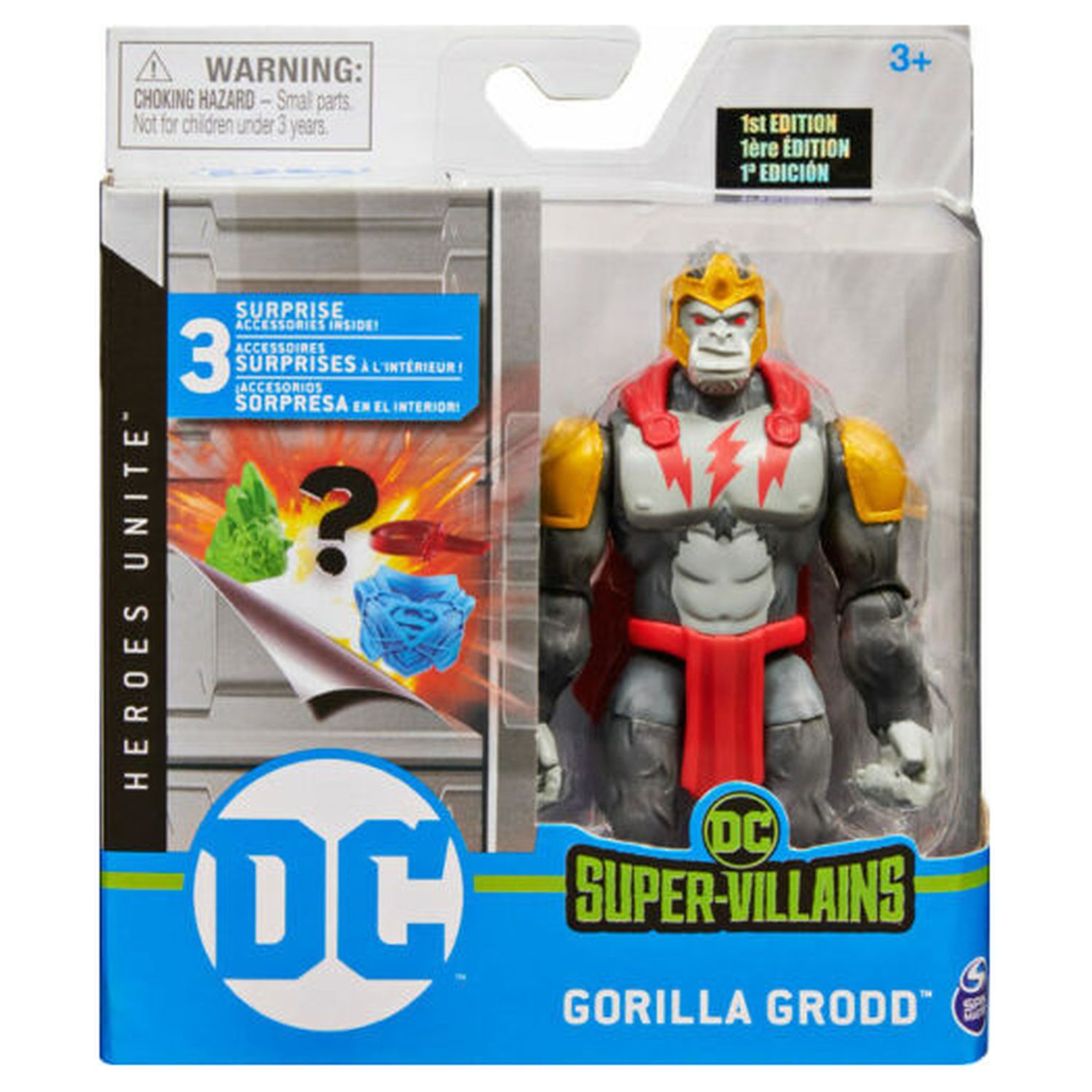 Voir la diapositive 2 : SPIN MASTER Figurine basique Gorilla Grodd