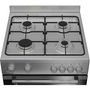 Voir la diapositive 3 : Beko Cuisinière gaz FBG62030GXCT
