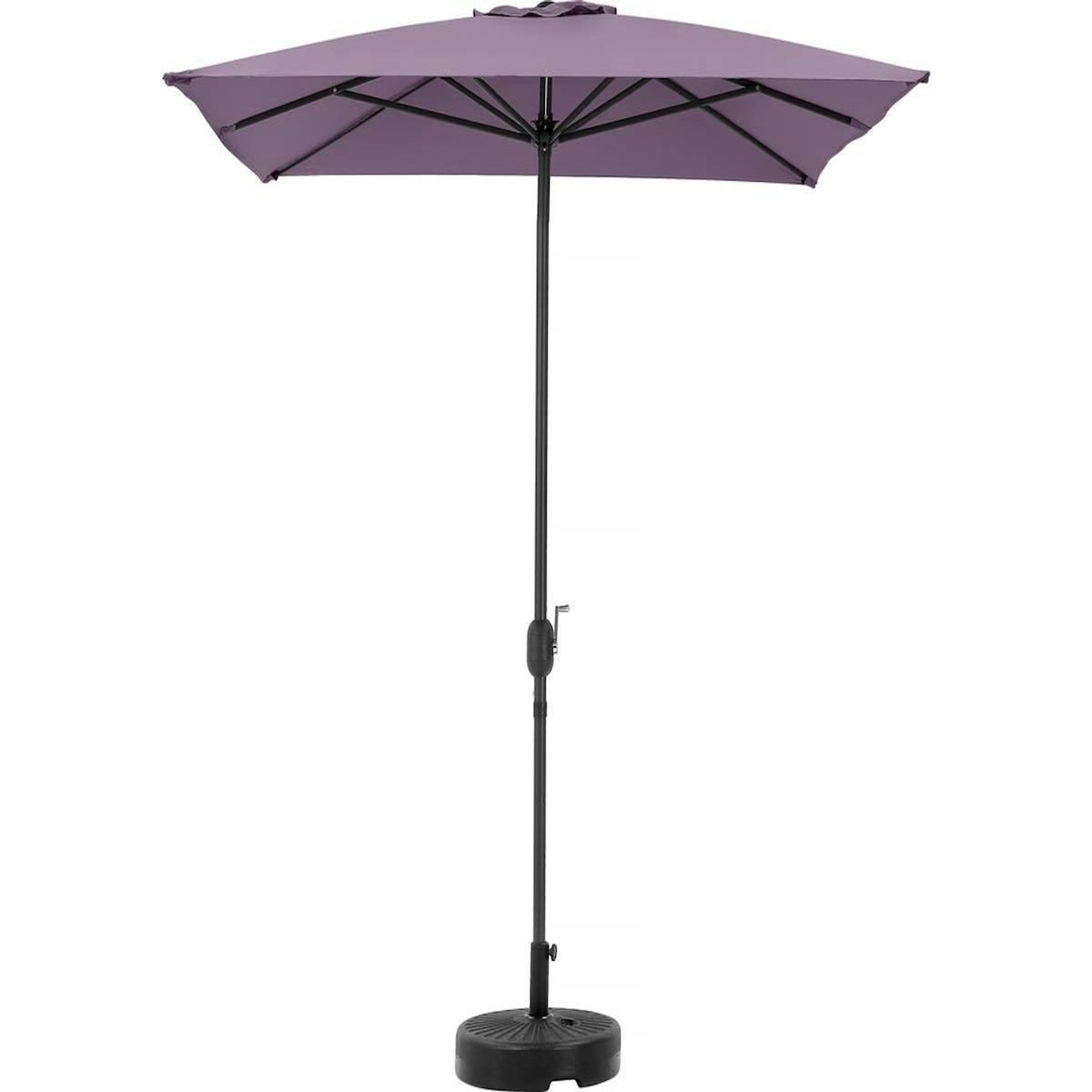 Habitat et Jardin Parasol rectangulaire inclinable  Sol 2  - 2 x 3 m - Violet