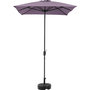 Voir la diapositive 4 : Habitat et Jardin Parasol rectangulaire inclinable  Sol 2  - 2 x 3 m - Violet