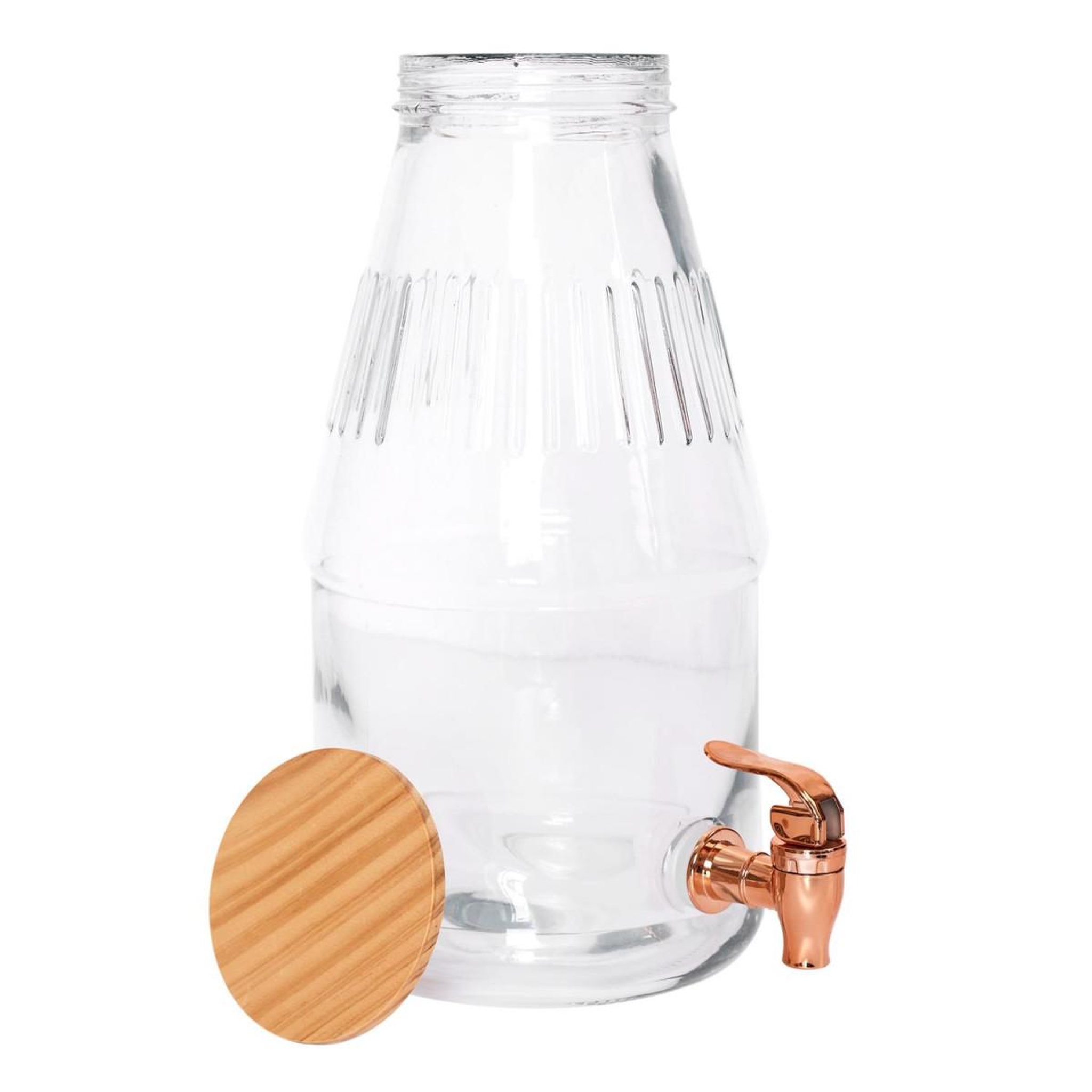 Voir la diapositive 3 : The Home Deco Factory Fontaine à Boisson  Couvercle  3,8L Transparent