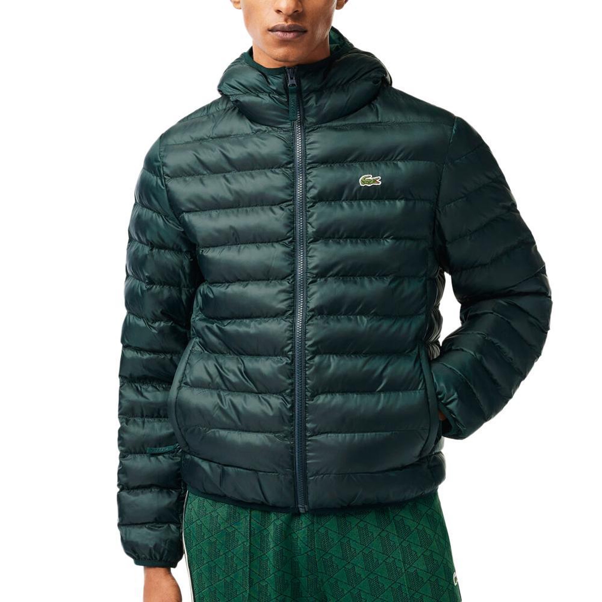 Lacoste Doudoune  Foncé Homme Lacoste BH0539. Coloris disponibles : Vert