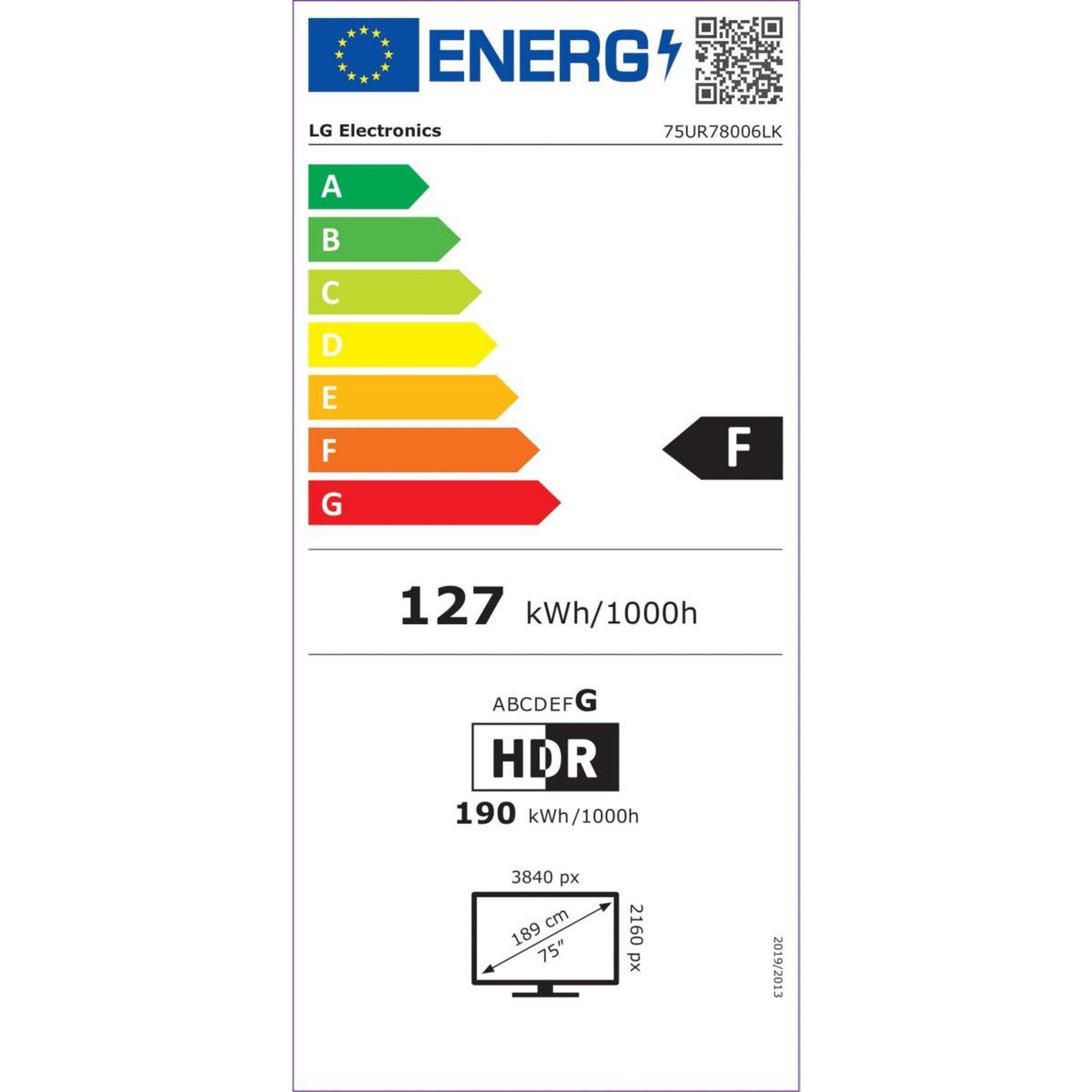 Voir la diapositive 6 : LG TV LED 75UR78