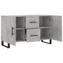 Voir la diapositive 5 : VIDAXL Buffet gris beton 100x36x60 cm bois d'ingenierie