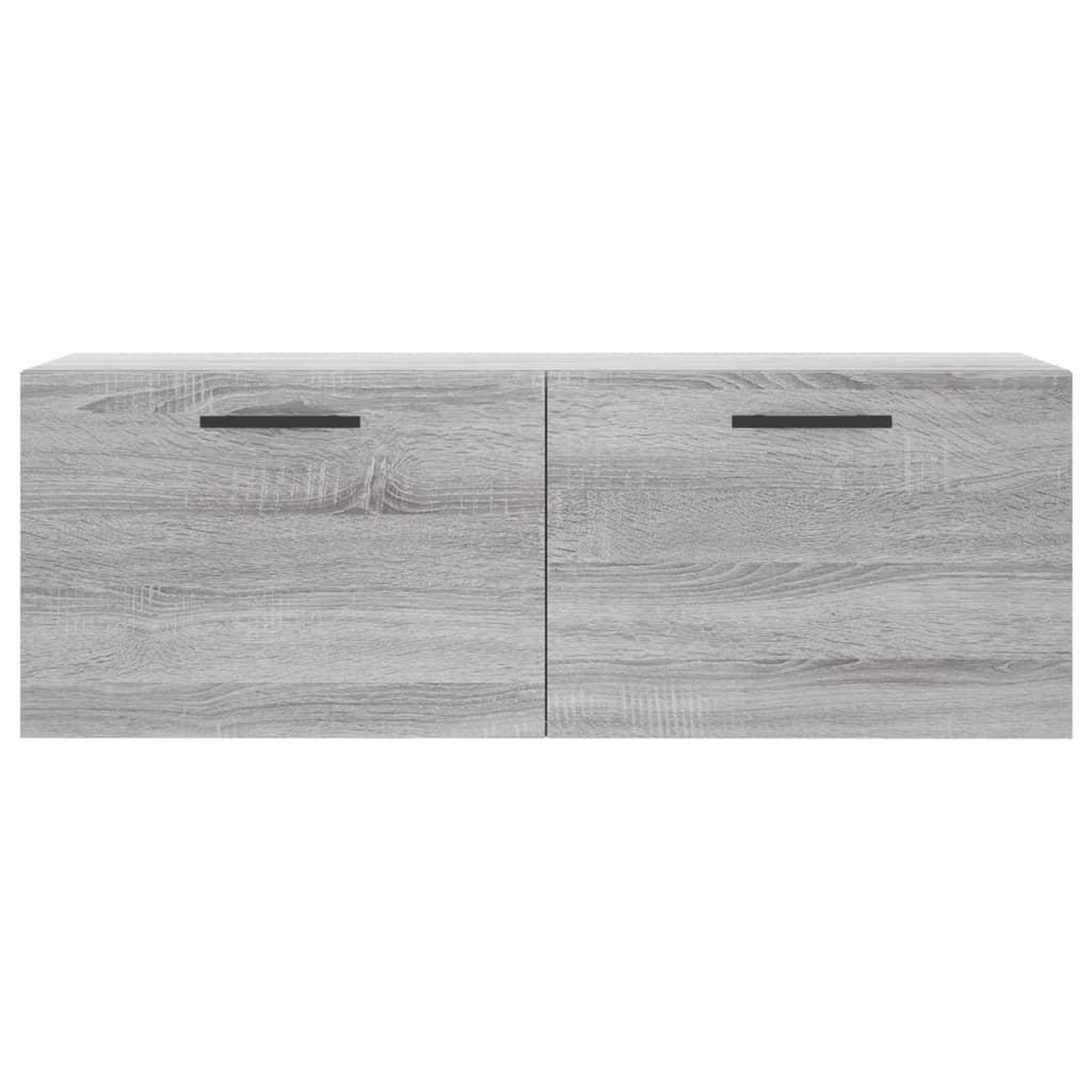Voir la diapositive 5 : VIDAXL Armoire murale sonoma gris 100x36,5x35 cm bois d'ingenierie