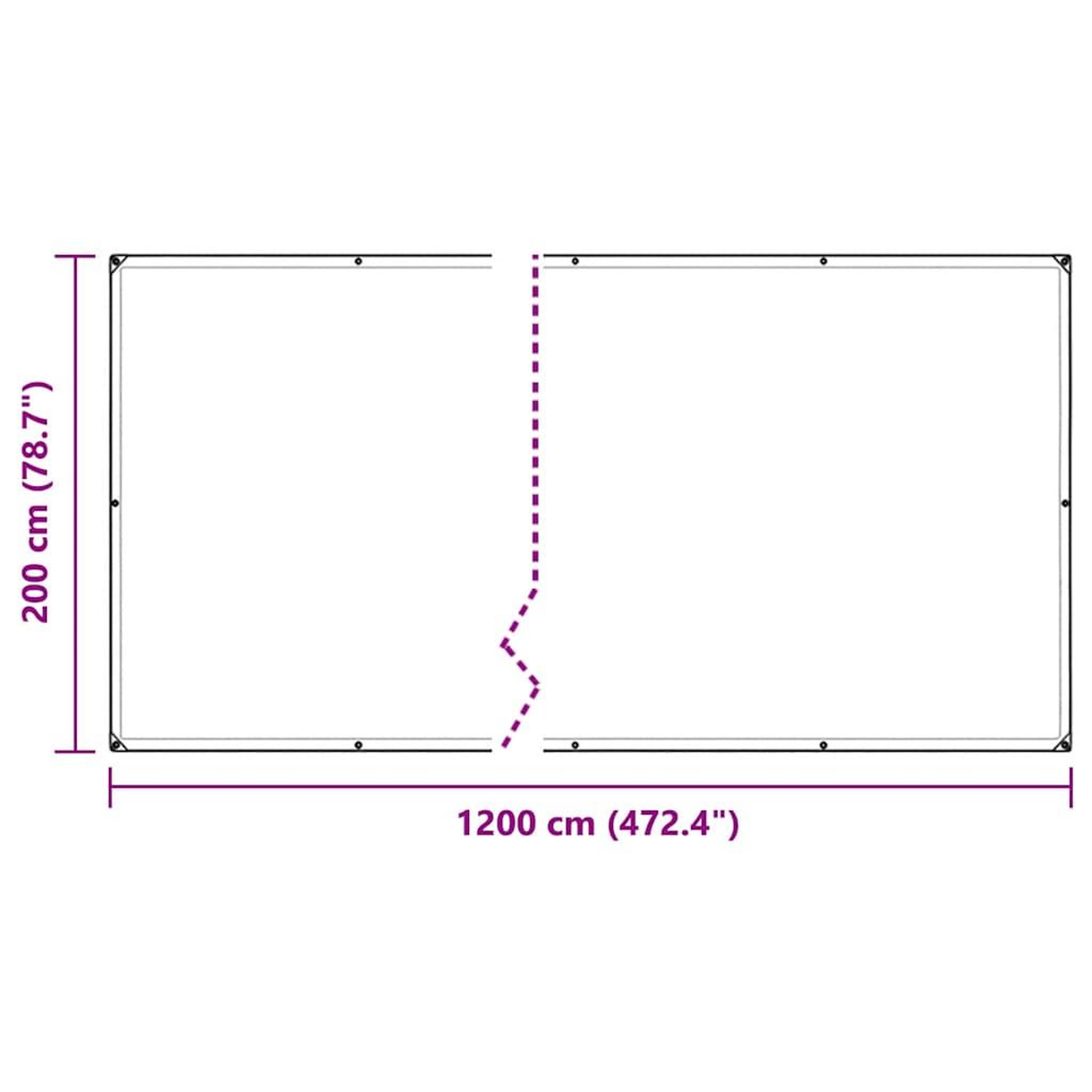 Voir la diapositive 6 : VIDAXL Bache transparente avec œillets 2x12 m PVC