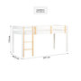 Voir la diapositive 3 : HomeStyle4U Lit 90x200 enfant blanc naturel