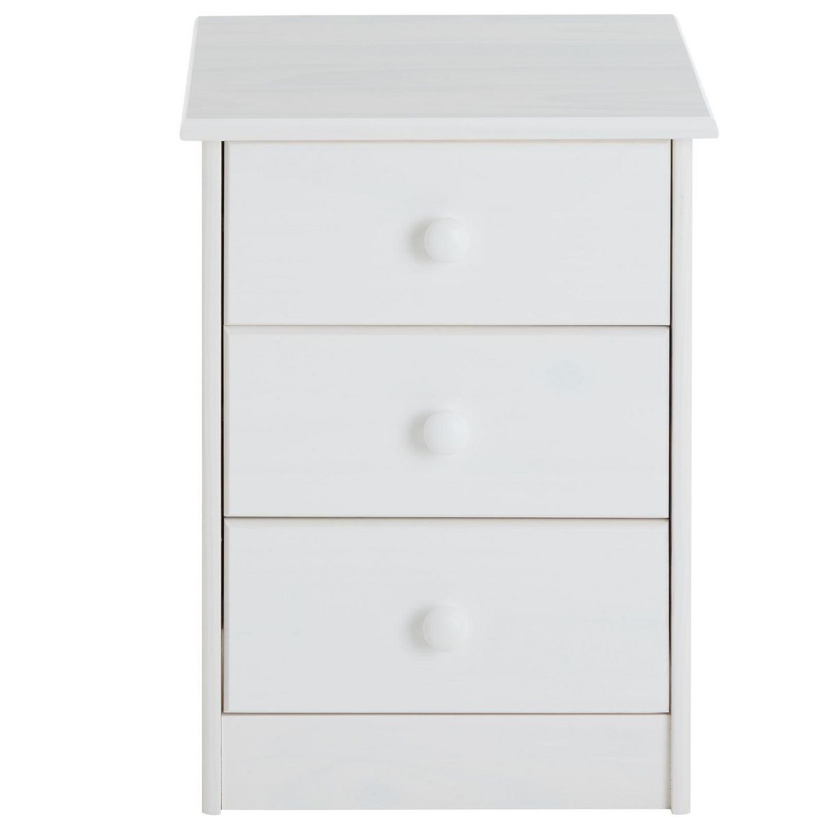 IDIMEX Table de chevet RONDO en pin massif