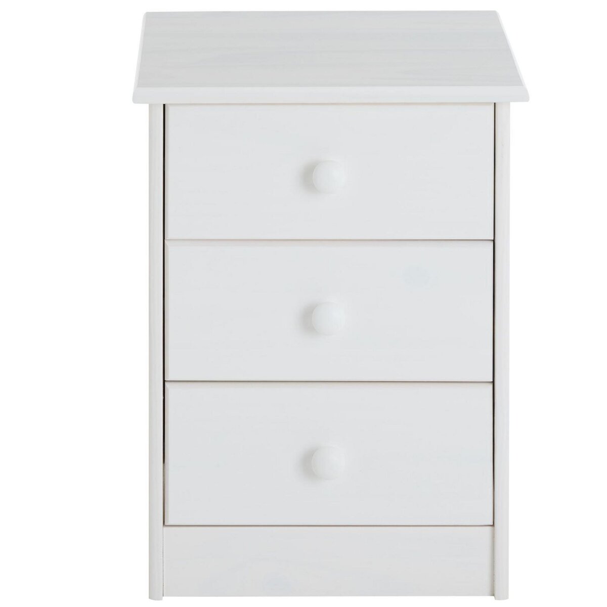 IDIMEX Table de chevet RONDO en pin massif