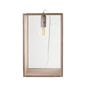 Voir la diapositive 3 : Paris Prix Lampe à Poser Bois & Métal  Cadre  29cm Blanc & Naturel