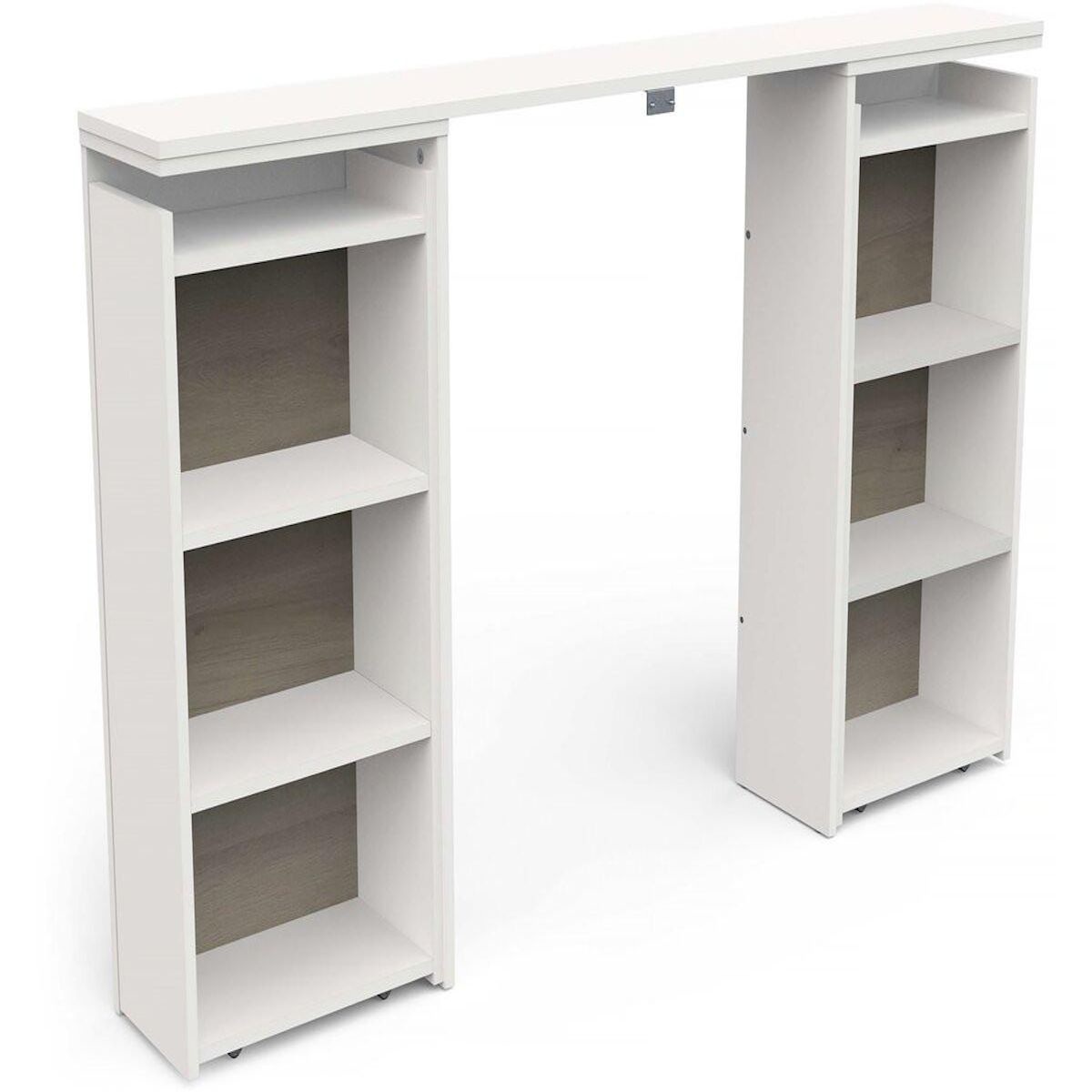 Habitat et Jardin Pont de lit 6 niches   Clyde   - Blanc