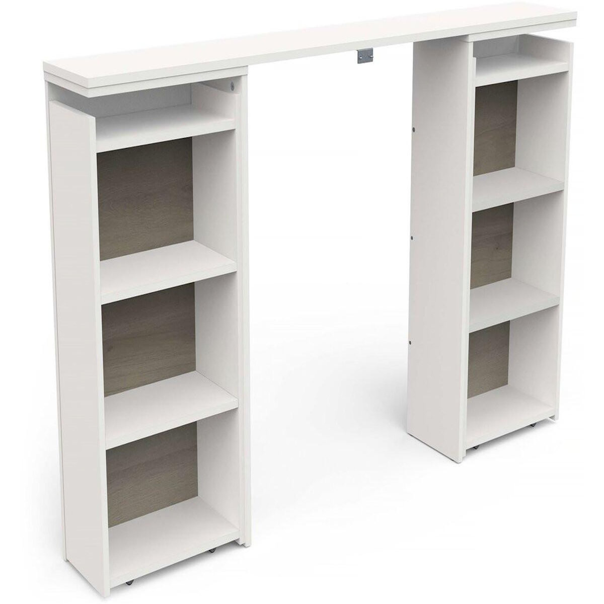 Habitat et Jardin Pont de lit 6 niches   Clyde   - Blanc