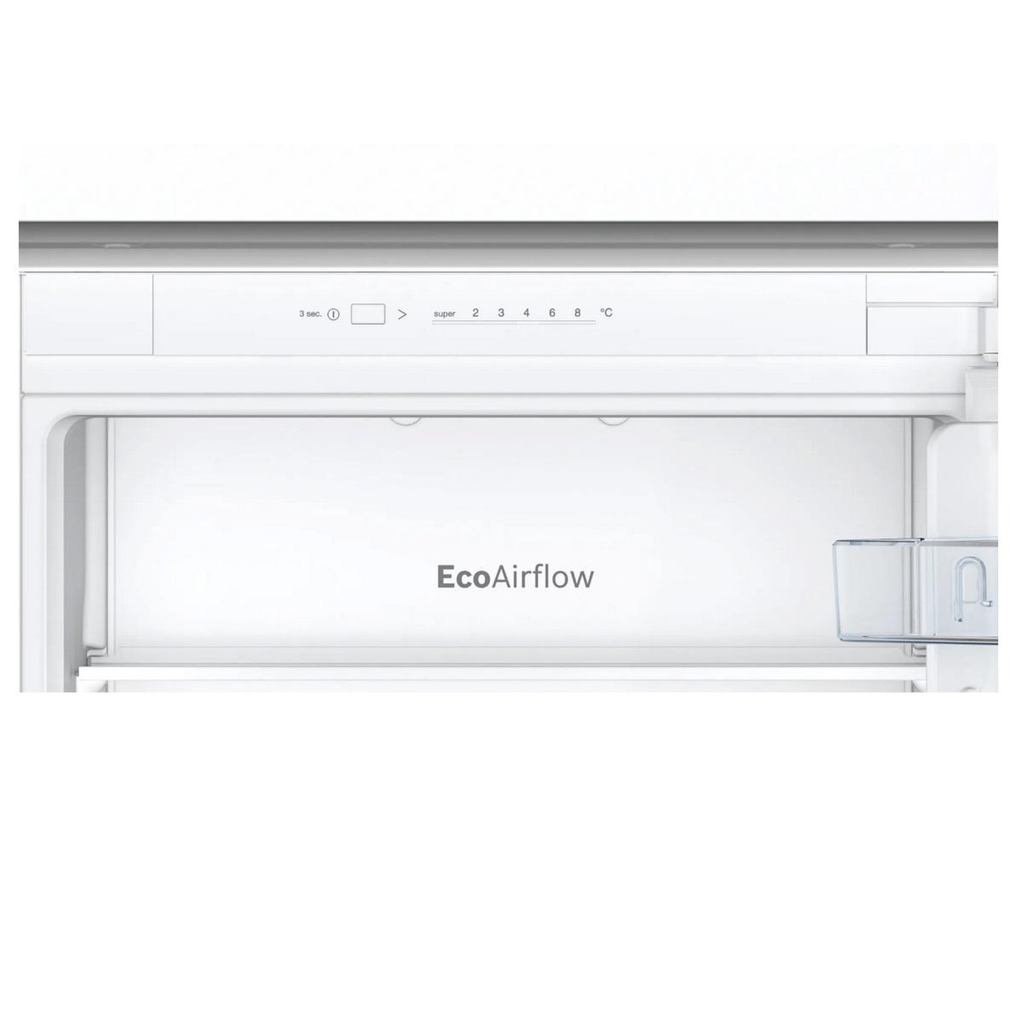 Voir la diapositive 3 : BOSCH Réfrigérateur combiné intégrable à glissières 267l blanc - kiv865se0