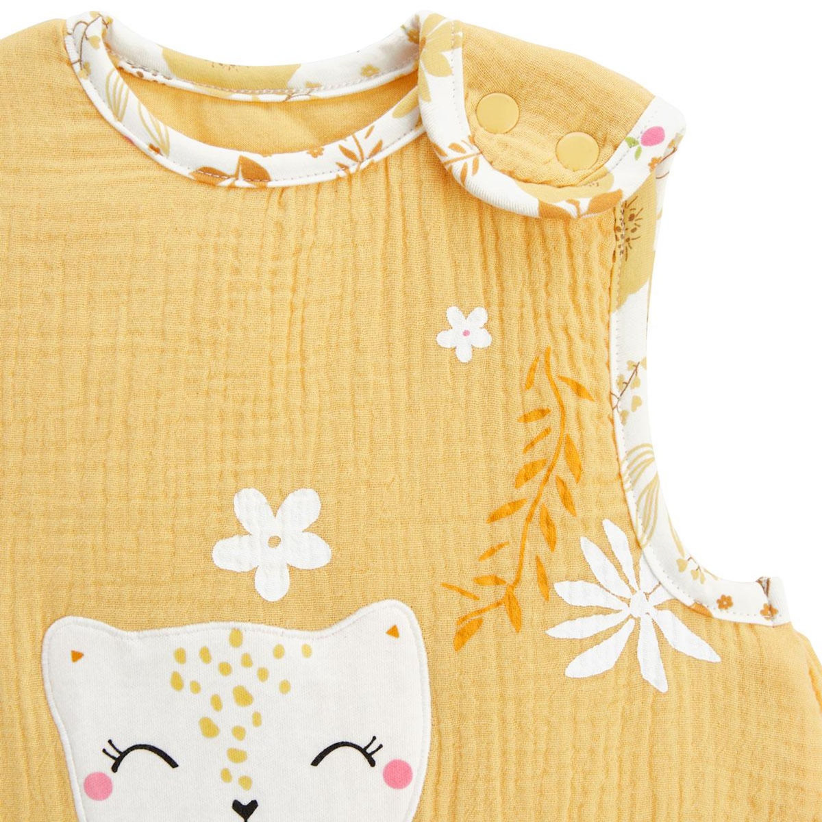 Petit Béguin Turbulette TOG 2 en gaze de coton avec pieds retroussables Ciao Milano