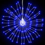 Voir la diapositive 4 : VIDAXL Etoile rayonnante de Noël 140 LED 4 pcs bleu 17 cm