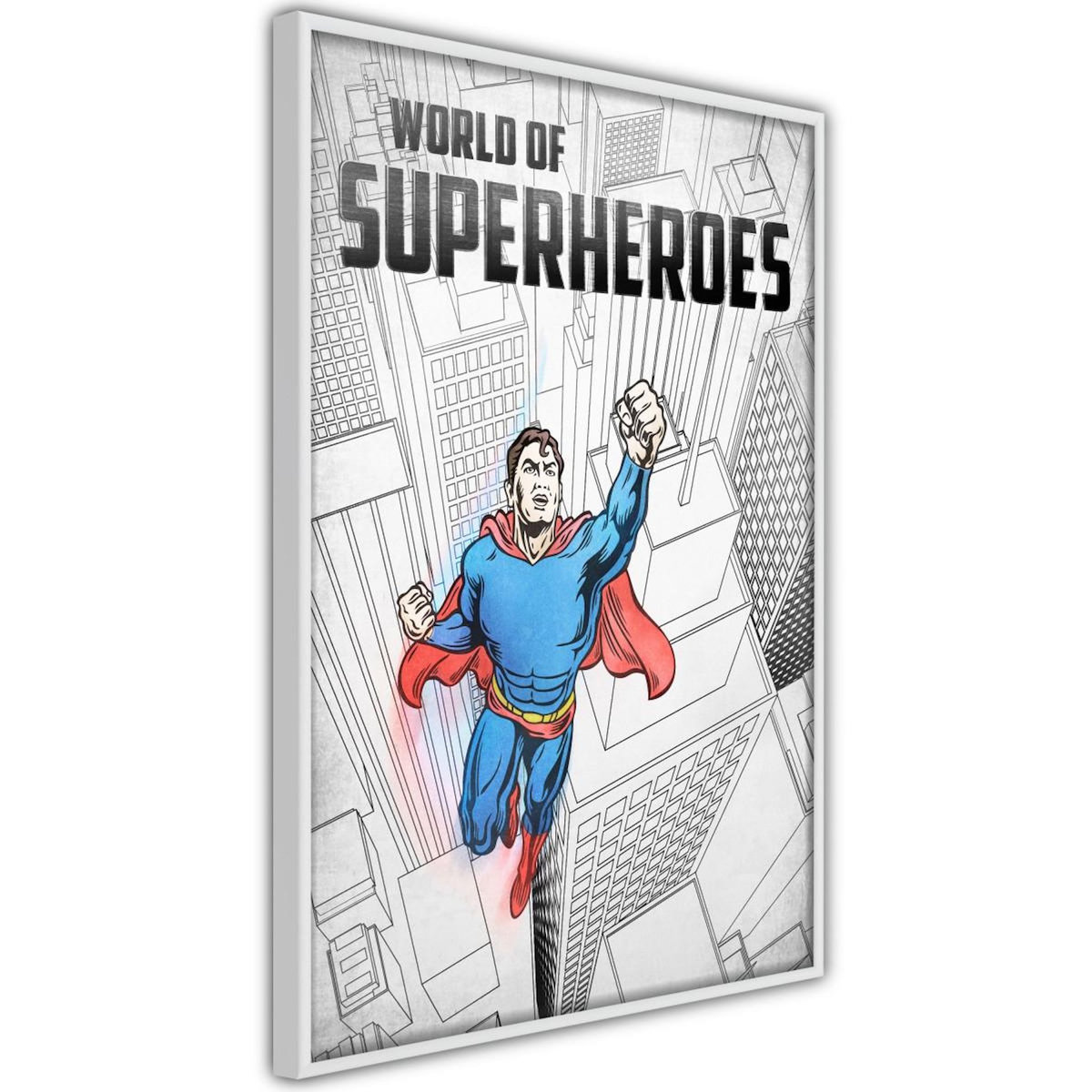 Paris Prix Affiche Murale Encadrée  Superhero