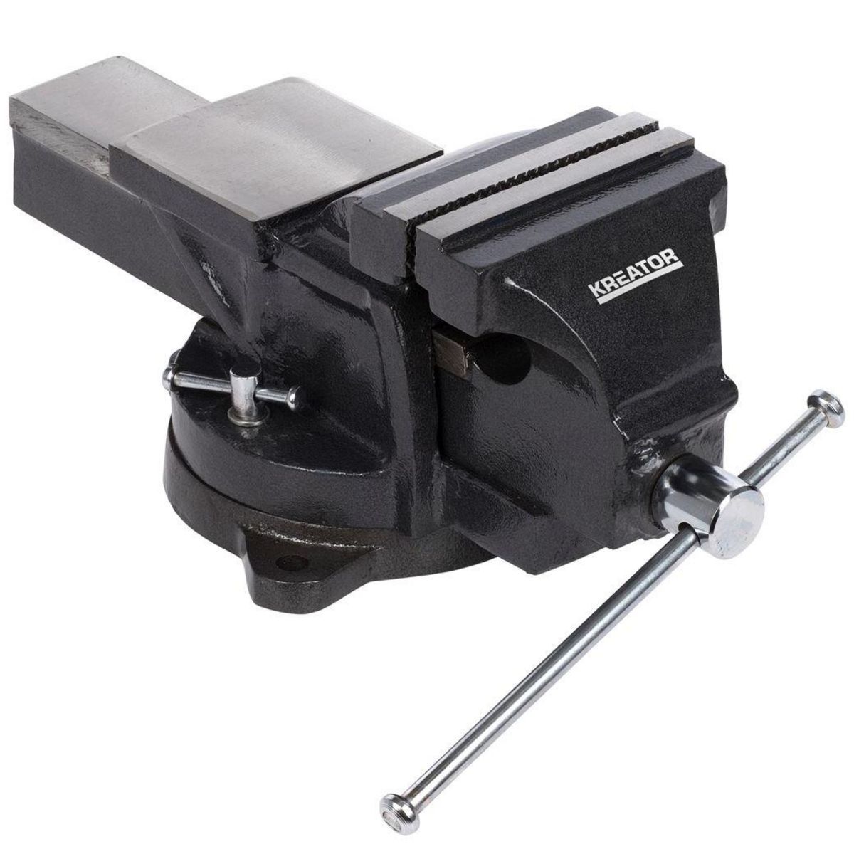 KREATOR Etau en acier 125mm base tournante 360° Kreator