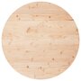 Voir la diapositive 2 : VIDAXL Dessus de table rond Ø80x3 cm bois de pin massif