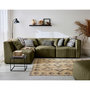 Voir la diapositive 1 : LISA DESIGN Nova - canapé modulable d'angle gauche - 5 places - avec pouf d'appoint - en velours