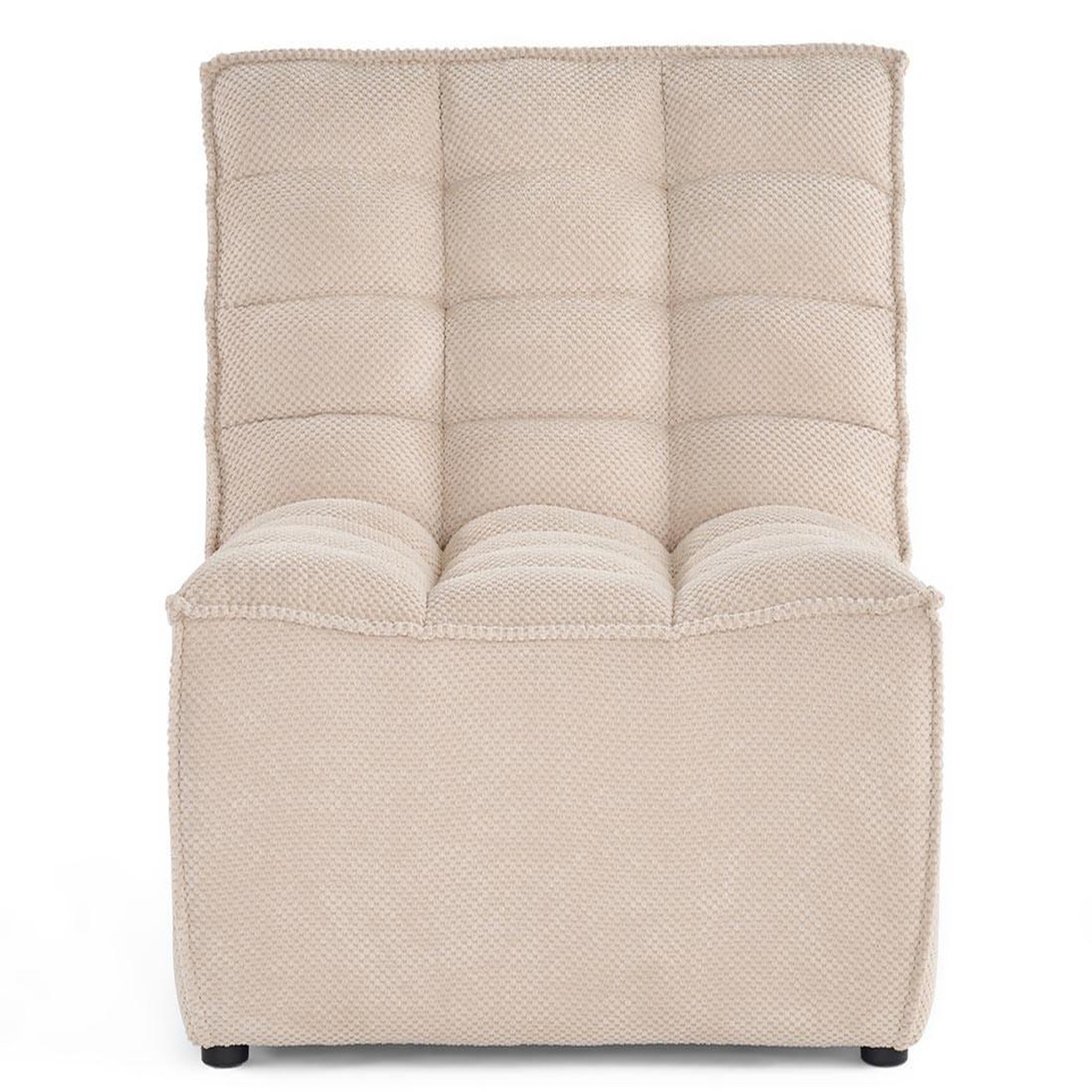 Voir la diapositive 1 : LISA DESIGN Ellie - fauteuil en velours texturé