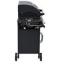 Voir la diapositive 5 : VIDAXL Barbecue a gaz 4+1 zones de cuisson Noir Acier