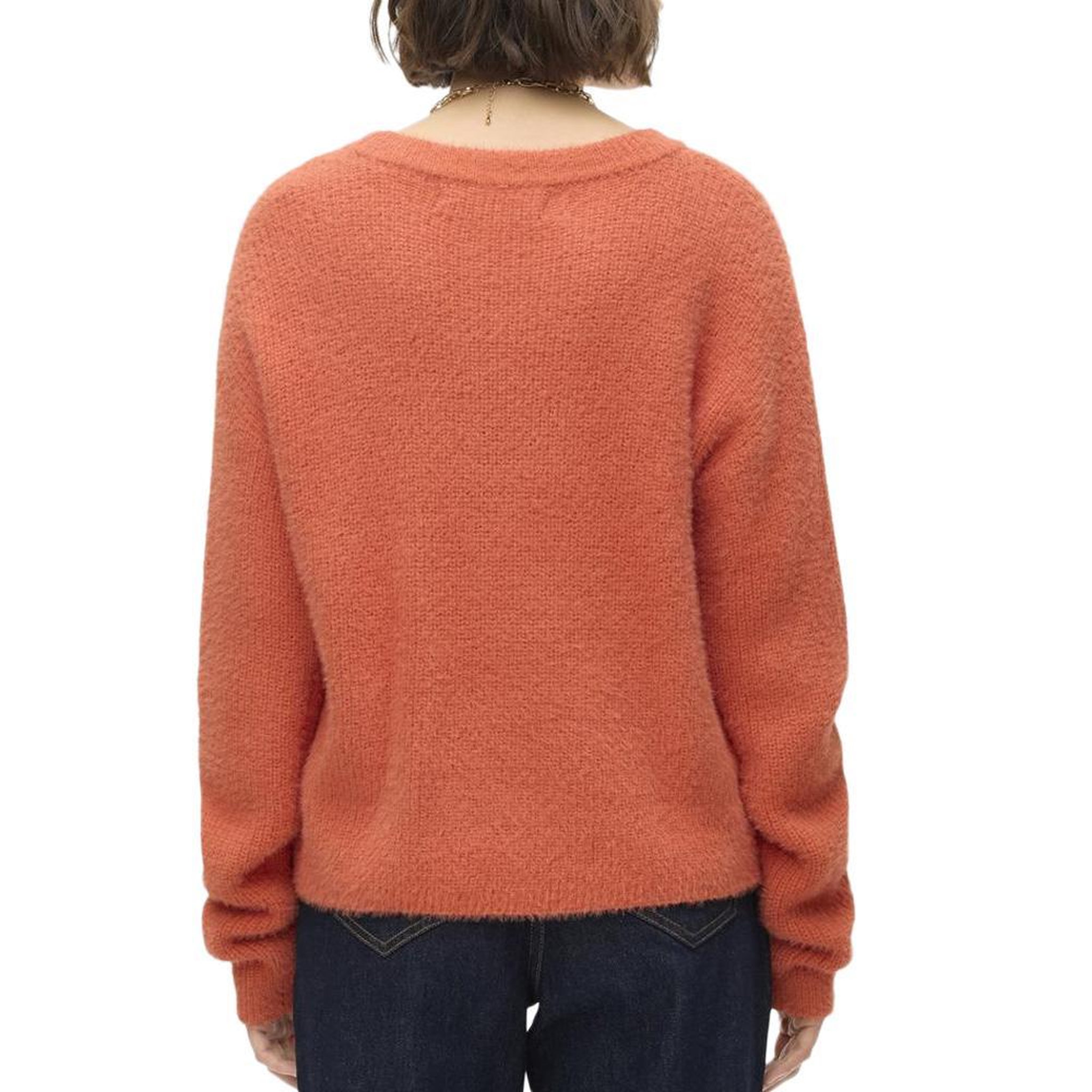 Voir la diapositive 2 : Vero Moda Pull Orange Femme Vero Moda Puff